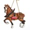 KSA Pack of 12 Brown and Black Budweiser Clydesdale Horse Christmas Ornaments 4.75"